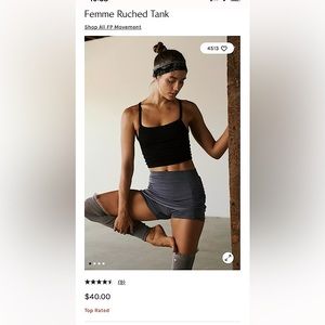 NWOT Free people movement crop top